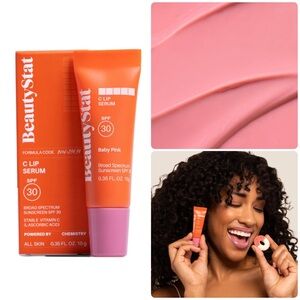 NEW BeautyStat Cosmetics C Lip Serum SPF 30 in Universal Baby Pink Full Size